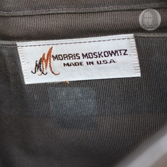 Morris Moskowitz Clutch Shoulder Bag Brown Leather Mod Resin Ring Chain Strap - Picture 11 of 11